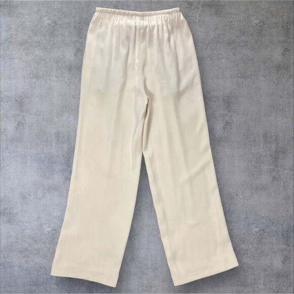 VINCE Pants Womens Size Small Tan Straight Leg Pleated Front Pull On Trousers - Picture 7 of 16